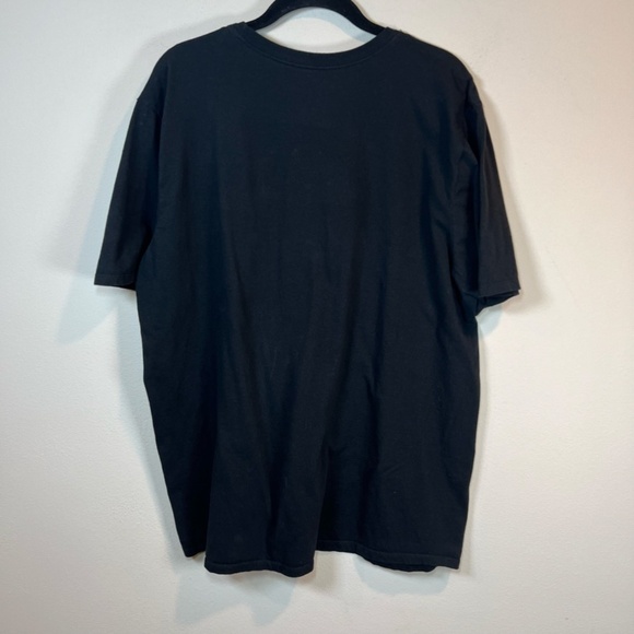 Nike Athletic Fit Graphic The Nike T-Shirt Black Short Sleeve Swoosh Men's Sz XL - Picture 4 of 8